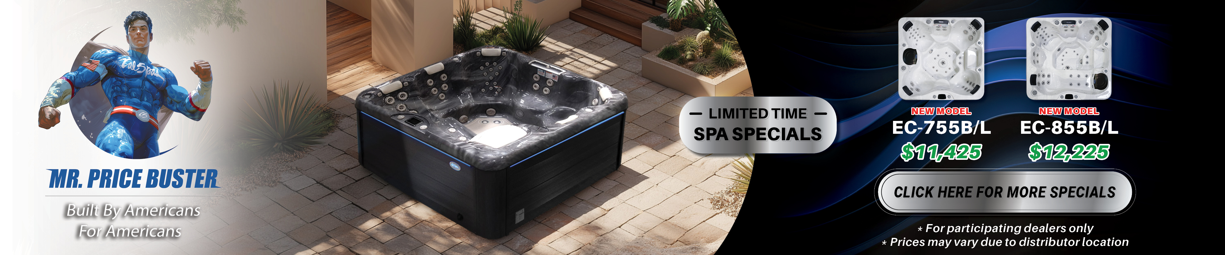 Calspas hot tub being used in a family setting - Yakima